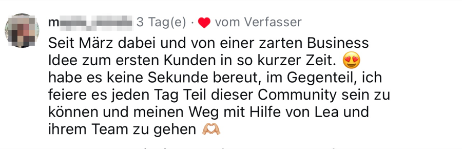 Screenshot: von der Idee zum ersten Kunden