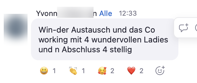Screenshot: ein vierstelliger Abschluss